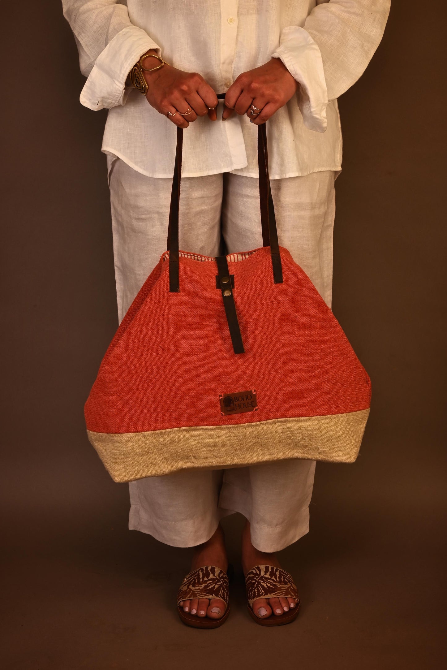 The Summit Tote // Scarlet Elegance