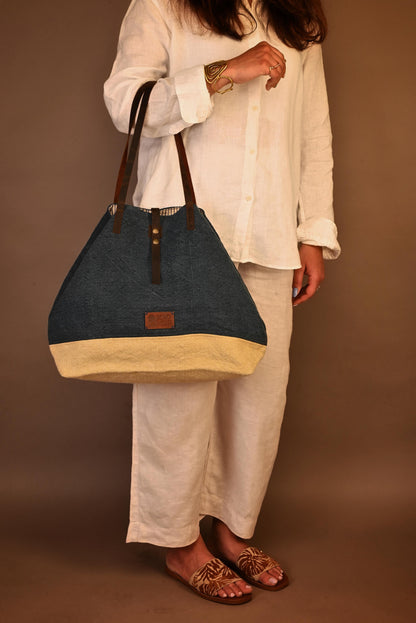 The Summit Tote // Royal Indigo